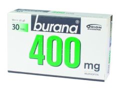 BURANA tabletti, kalvopäällysteinen 400 mg 30 fol