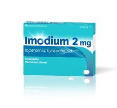 IMODIUM 2 mg tabl, kalvopääll 16 fol