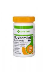 APTEEKKI D3-VITAMIINI 50 MIKROG X100 TABL
