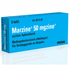 MARZINE 50 mg tabl 5 fol