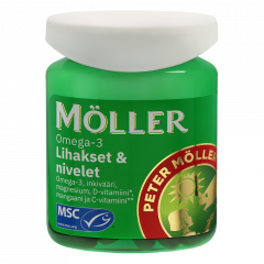 Möller Omega-3 Lihakset & nivelet  60 kaps