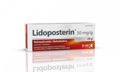 LIDOPOSTERIN 50 mg/g rektaalivoide (asetin)25 g