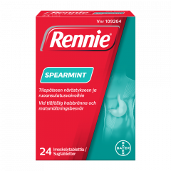 RENNIE SPEARMINT imeskelytabl 24 fol