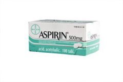 ASPIRIN 500 mg tabl 100 fol