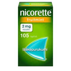 NICORETTE FRUITMINT 2 mg lääkepurukumi 105 fol