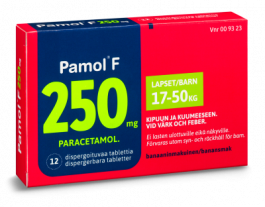 PAMOL F 250 mg disperg tabl 12 fol - Sipoon 2. Söderkullan apteekki